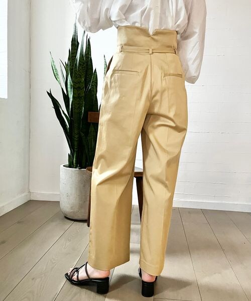 LOWRYS FARM（ローリーズファーム）の「２ＷＡＹベルトツキワイドパンツ（パンツ・レディース・アイボリー08/ブラック09/ベージュ52・F）」の13枚目の写真