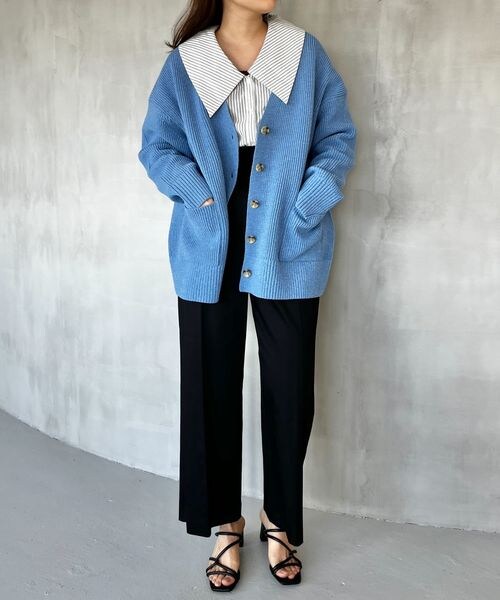 LOWRYS FARM（ローリーズファーム）の「２ＷＡＹベルトツキワイドパンツ（パンツ・レディース・アイボリー08/ブラック09/ベージュ52・F）」の6枚目の写真