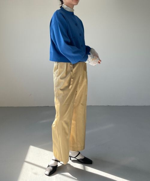 LOWRYS FARM（ローリーズファーム）の「２ＷＡＹベルトツキワイドパンツ（パンツ・レディース・アイボリー08/ブラック09/ベージュ52・F）」の18枚目の写真