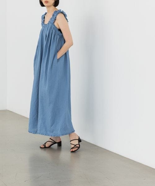 LOWRYS FARM（ローリーズファーム）の「リネンフリルオールインワン