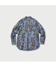 専用です！45Rダンガリー春花プリントワンピース 45R（フォーティファイブアール）の「ダンガリー春花プリントの908