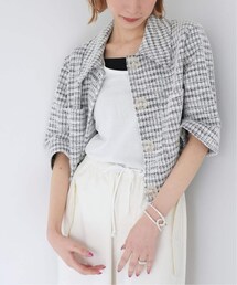 SLOBE IENA（スローブイエナ）の「《予約》SLOBE citron.TWEEDシャツブルゾン（その他）」