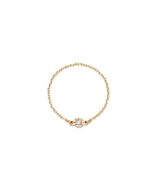 PAS TIERRA（パティエラ）の「K10ダイヤチェーンリング（）」 - WEAR