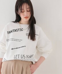 B.C STOCK（ベーセーストック）の「総柄プリントスウェット（トップス）」