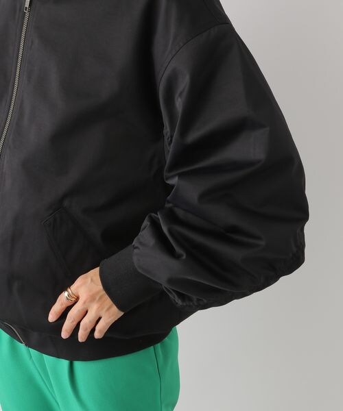 LEPSIM（レプシィム）の「MA1ブルゾン（ジャケット/アウター・レディース・ブラック09/グレージュ13/カーキ78・FREE SIZE）」の14枚目の写真