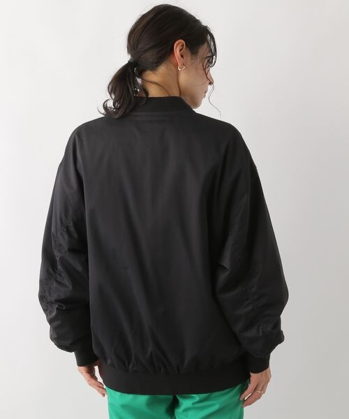 LEPSIM（レプシィム）の「MA1ブルゾン（ジャケット/アウター・レディース・ブラック09/グレージュ13/カーキ78・FREE SIZE）」の11枚目の写真