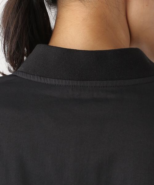 LEPSIM（レプシィム）の「MA1ブルゾン（ジャケット/アウター・レディース・ブラック09/グレージュ13/カーキ78・FREE SIZE）」の18枚目の写真