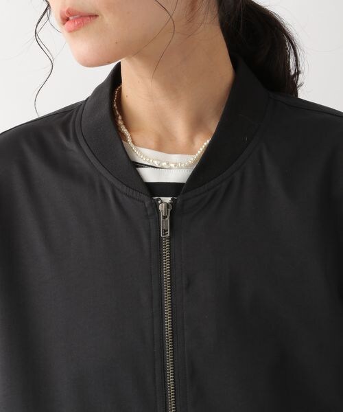 LEPSIM（レプシィム）の「MA1ブルゾン（ジャケット/アウター・レディース・ブラック09/グレージュ13/カーキ78・FREE SIZE）」の12枚目の写真