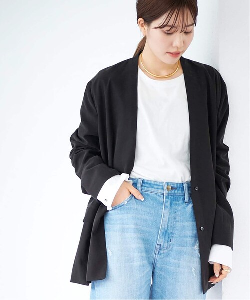 plage（プラージュ）の「《予約》【R'IAM】 キュプラ ブラウス