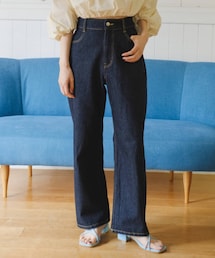 Kastane | 【サイズ展開あり】ハイウエストストレートデニムパンツ(デニムパンツ)