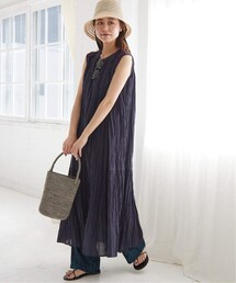 JOURNAL STANDARD relume（ジャーナルスタンダード　レリューム）の「《予約》コットンボイルクリンクルスモックショルダーワンピース（その他）」