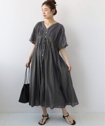 JOURNAL STANDARD relume（ジャーナルスタンダード　レリューム）の「《追加予約》エンブロイダリーギャザーワンピース（その他）」