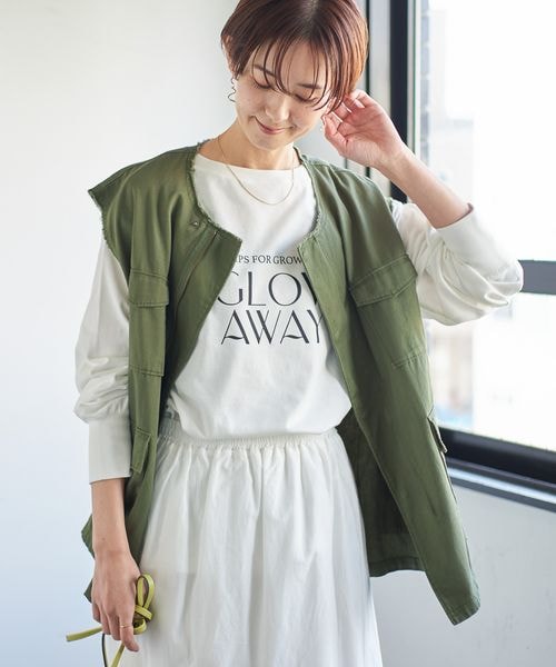 LEPSIM(レプシィム)の「アソートロゴスウェット(トップス・オフホワイト05/オフホワイト×袖ロゴ06/グレー12/チャコール19・FREE SIZE)」の3枚目の写真