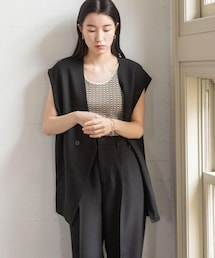 LOWRYS FARM | バスケットルーズベスト(ジャケット/アウター)