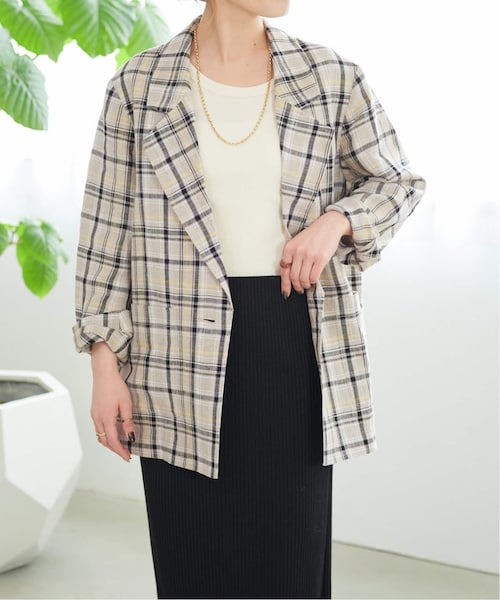 B.C STOCK ベーセーストック　リネンダブル　ジャケット B.C STOCK（ベーセーストック）の「《予約》リネンジャケット