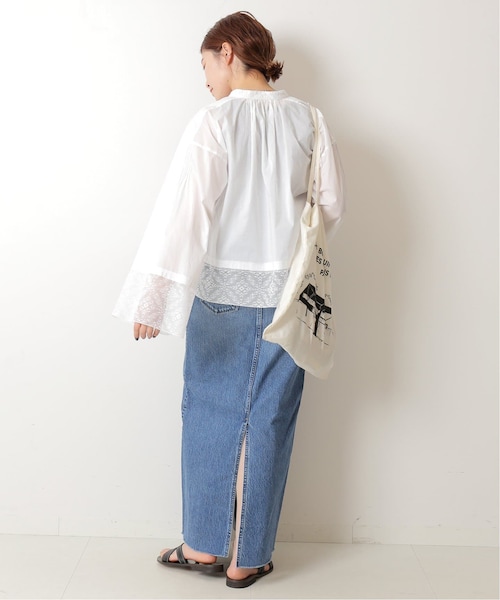 Spick & Span（スピックアンドスパン）の「≪予約≫レースヴィンテージライクブラウス（その他・ホワイト/フリー）」の5枚目の写真