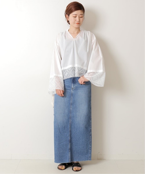 Spick & Span（スピックアンドスパン）の「≪予約≫レースヴィンテージライクブラウス（その他・ホワイト/フリー）」の8枚目の写真