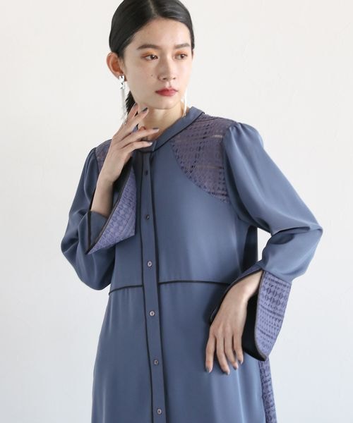 2Pレースキリカエジャケット＊ワンピース HARE ハレ 2Pレースキリカエ