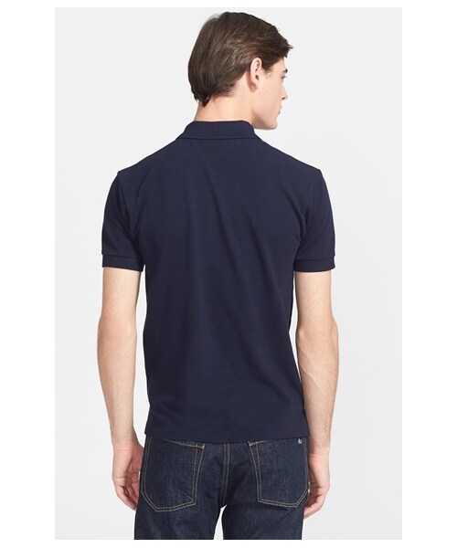 COMME des GARCONS（コムデギャルソン）の「Comme des Garçons Cotton Piqué Polo（ポロシャツ・メンズ・Navy/White・Regular X-Large/Regular Small/Regular Large/Regular Medium）」の2枚目の写真