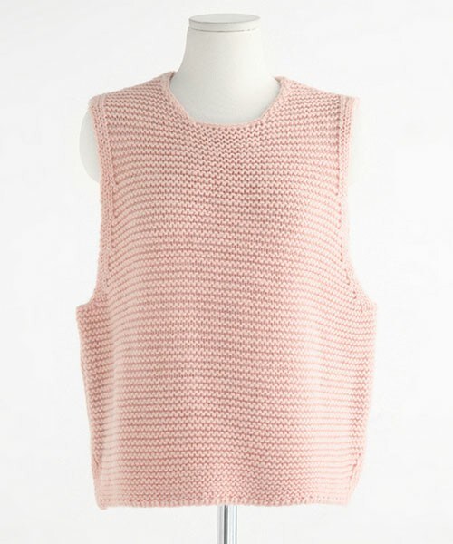 DHOLIC（ディーホリック）の「パステルカラーニットベスト（ベスト・レディース・ネイビー/ミント/ライトピンク/ライトイエロー・free）」の4枚目の写真