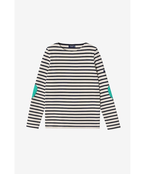 SAINT JAMES（セントジェームス）の「[Saint James] VAUJANY - Ecru/Marine/Vert(D0V)（その他・GREEN/ORANGE/RED・XS/S/M）」の2枚目の写真