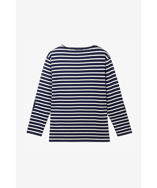 SAINT JAMES（セントジェームス）の「[Saint James] GUILDO ELBOW PATCHES - Marine/Ecru(051)（その他・IVORY/NAVY/RED・T3/T4/T6/T7）」の2枚目の写真