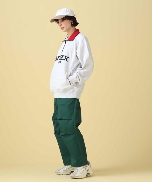 AVIREX(アヴィレックス)の「【WEB&DEPOT限定】TC TWILL SNOW PANTS / スノーパンツ(パンツ・ベージュ/グリーン/サックス・S/M/L)」の2枚目の写真