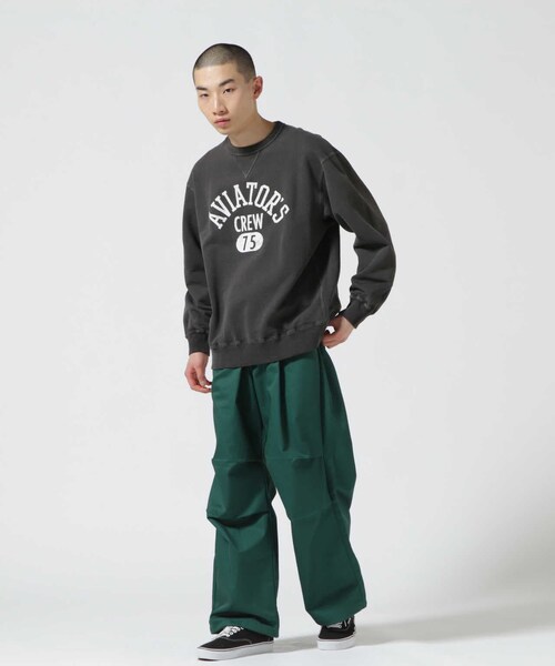 AVIREX(アヴィレックス)の「【WEB&DEPOT限定】TC TWILL SNOW PANTS / スノーパンツ(パンツ・ベージュ/グリーン/サックス・S/M/L)」の4枚目の写真