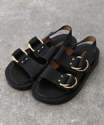 カミナンド　カレンソロジー　サンダル CAMINANDO別注＞ダブルリングプラットフォームサンダル | [公式