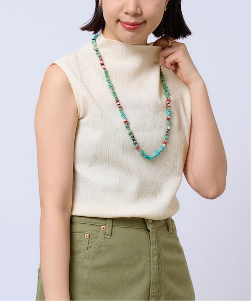 IENA LA BOUCLE - IENA  楊柳カットハイネックプルオーバー IENA（イエナ）の「《予約》IENA LA BOUCLE 楊柳カット