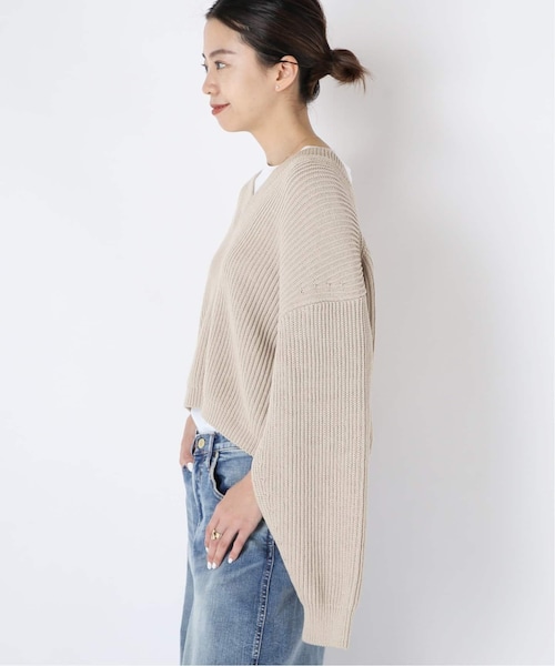 ドゥーズィエムクラス Design Sleeve Cropped プルオーバー MUSE de Deuxieme classe（ミューズデドゥーズィエムクラス）の