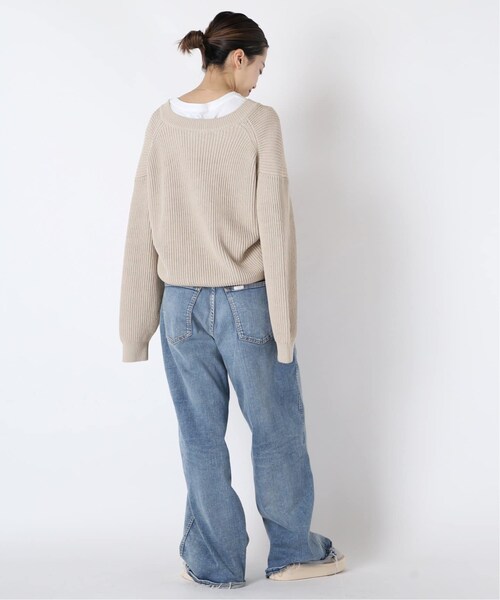 ドゥーズィエムクラス Design Sleeve Cropped プルオーバー MUSE de Deuxieme classe（ミューズデドゥーズィエムクラス）の