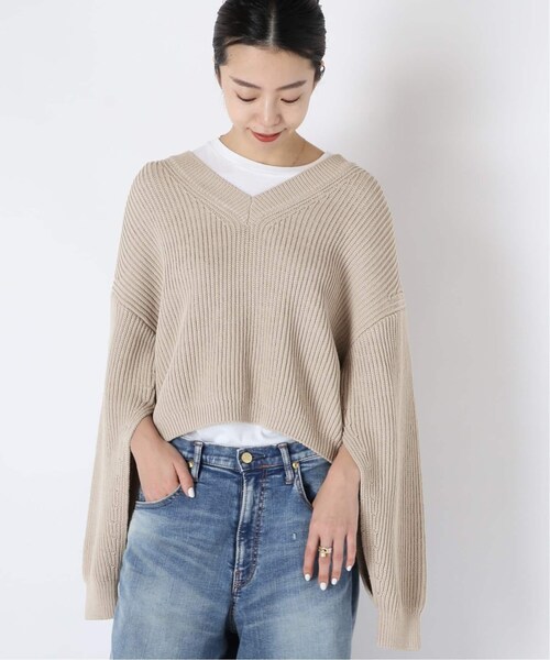 ドゥーズィエムクラス Design Sleeve Cropped プルオーバー MUSE de Deuxieme classe（ミューズデドゥーズィエムクラス）の