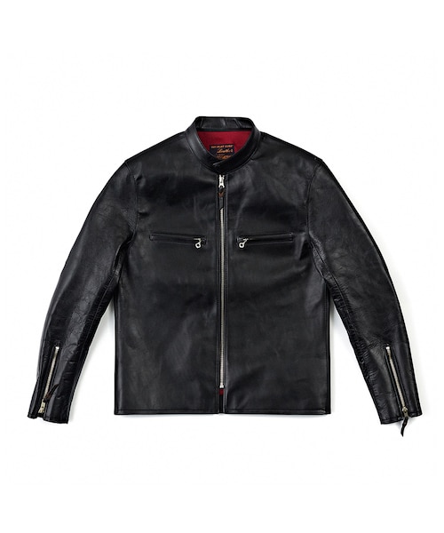 THE FLAT HEAD（ザ・フラットヘッド）の「FNLJHS006 Black Stand Collar Single Riders