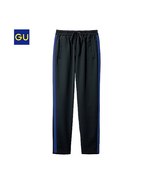 GU（ジーユー）の「（GU）トラックパンツＡ（WOMEN ⁄ パンツ・その他・レディース・BLUE/BLACK/OLIVE/80・M/L/XL/S）」の2枚目の写真