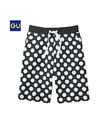 GU | （GU）スウェットハーフパンツ（ドット）(パンツ)