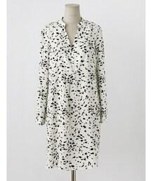 imvely | プリントVネックワンピース(ワンピース)