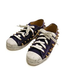 WOWSTYLE | ビンテージなイメージのスタッドつきローカットスニーカー♪(スニーカー)