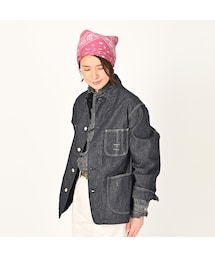 45R（フォーティファイブアール）の「麦デニムの908カバーオール（影色