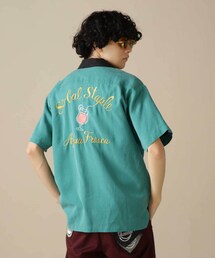AVIREX | 【先行予約 4月中旬-4月下旬入荷予定】BOWLING SHIRT AGUA FRESCA / ボーリング シャツ アグア フレスカ(トップス)