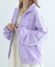w closet（ダブルクローゼット）の「【セットアップ対応】ワンポイント刺繍サイドライントラックジャケット（その他・レディース）」