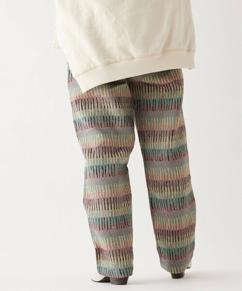 JOURNAL STANDARD relume（ジャーナルスタンダード　レリューム）の「《予約》ゴブラン織り ストライプイージーパンツ（パンツ・グレーB/(008)/M/在庫あり/L）」の12枚目の写真