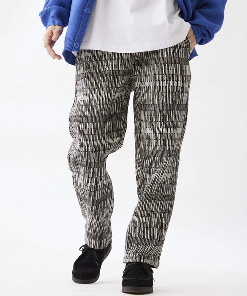 JOURNAL STANDARD relume（ジャーナルスタンダード　レリューム）の「《予約》ゴブラン織り ストライプイージーパンツ（パンツ・グレーB/(008)/M/在庫あり/L）」の3枚目の写真