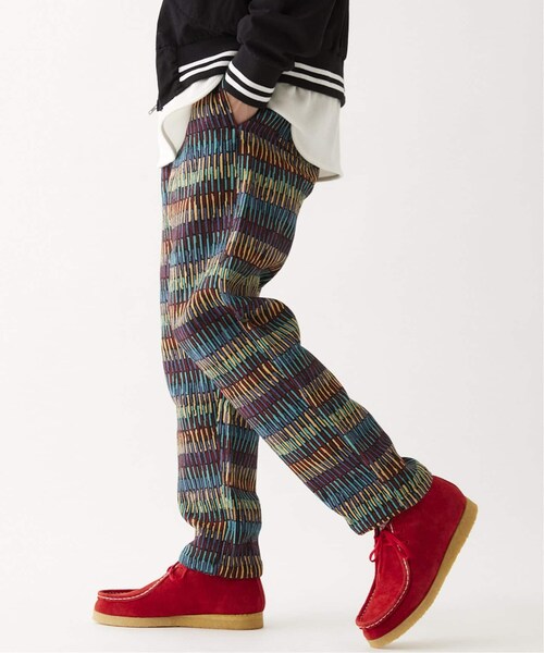 JOURNAL STANDARD relume（ジャーナルスタンダード　レリューム）の「《予約》ゴブラン織り ストライプイージーパンツ（パンツ・グレーB/(008)/M/在庫あり/L）」の4枚目の写真