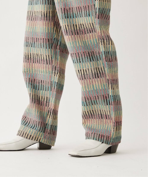 JOURNAL STANDARD relume（ジャーナルスタンダード　レリューム）の「《予約》ゴブラン織り ストライプイージーパンツ（パンツ・グレーB/(008)/M/在庫あり/L）」の10枚目の写真