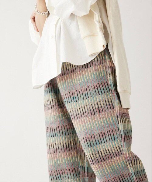 JOURNAL STANDARD relume（ジャーナルスタンダード　レリューム）の「《予約》ゴブラン織り ストライプイージーパンツ（パンツ・グレーB/(008)/M/在庫あり/L）」の11枚目の写真