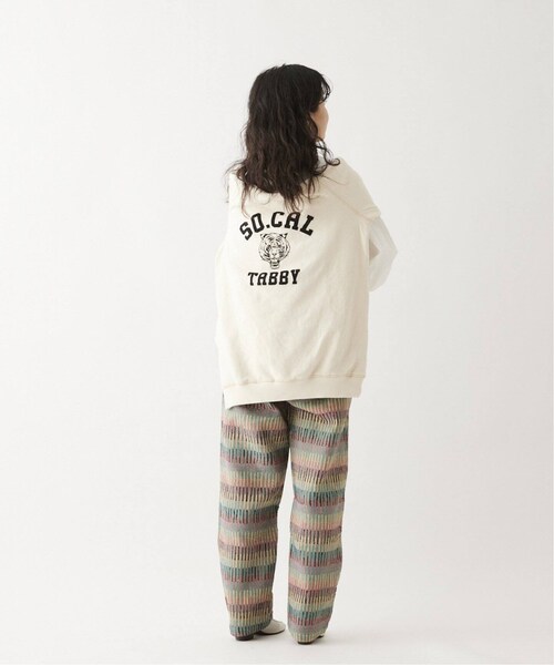 JOURNAL STANDARD relume（ジャーナルスタンダード　レリューム）の「《予約》ゴブラン織り ストライプイージーパンツ（パンツ・グレーB/(008)/M/在庫あり/L）」の7枚目の写真