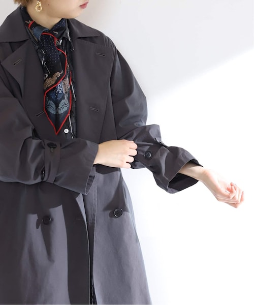 新品未使用　VERMEIL par iena　カラーシャンブレーライトトレンチ VERMEIL par iena（ヴェルメイユパーイエナ）の「カラー