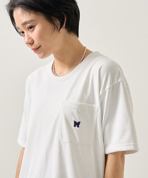 ハンサム度がアップする【Needles】Crew Neck Tee 2RWuORWtjR9aLTGNcUE7_QV362-A-