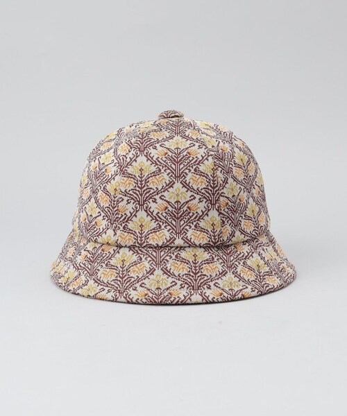 Needles（ニードルス）の「Bermuda Hat - Poly Jq.（帽子・ブラウン/イエロー/パープル・M）」の3枚目の写真